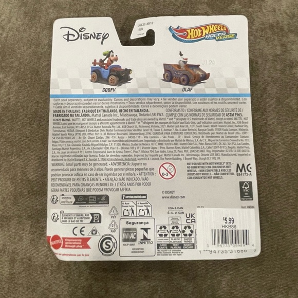 Mattel Hot Wheels Olaf Racer - Picture 3 of 3